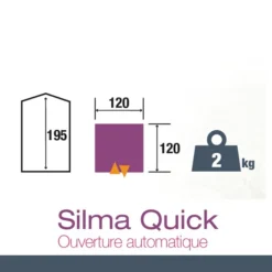 Abri Camping Trigano SILMA QUICK 5 Abri Camping Trigano SILMA QUICK -Camping Soldes Magasin abri camping silma quick 2