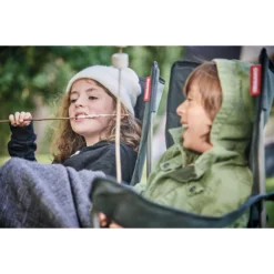 Fauteuil Camping ACIER Gris Noir -Camping Soldes Magasin fauteuil acier gris noir 4