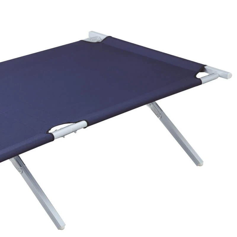 LIT DE CAMP ALU BLEU 2 LIT DE CAMP ALU BLEU – Image 2