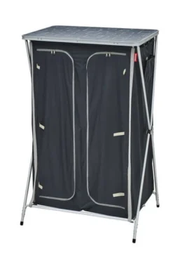 Meuble De Rangement Avec Penderie Gris/noir 7 Meuble De Rangement Avec Penderie Gris/noir -Camping Soldes Magasin meuble rangement pliant penderie 3