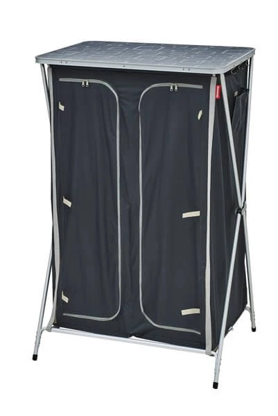 Meuble De Rangement Avec Penderie Gris/noir 4 Meuble De Rangement Avec Penderie Gris/noir – Image 4