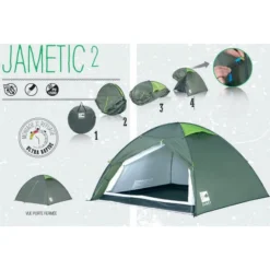 JAMETIC 2 - JAMET 18 JAMETIC 2 - JAMET -Camping Soldes Magasin tente camping jamet jametic 2 8